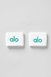 Glow Wristband (2-Pack) - White/Spruce Green