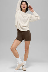 Unisex Wool Cashmere New Class Crewneck Sweater - Bone Heather