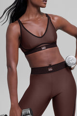 Airlift Line Up Bra - Brownstone